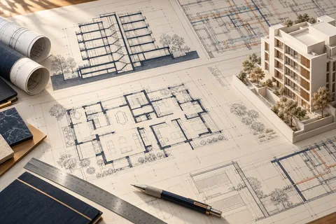 مجسم معماري ومخططات فنية